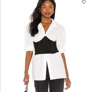 Ane knit corset top from revolve